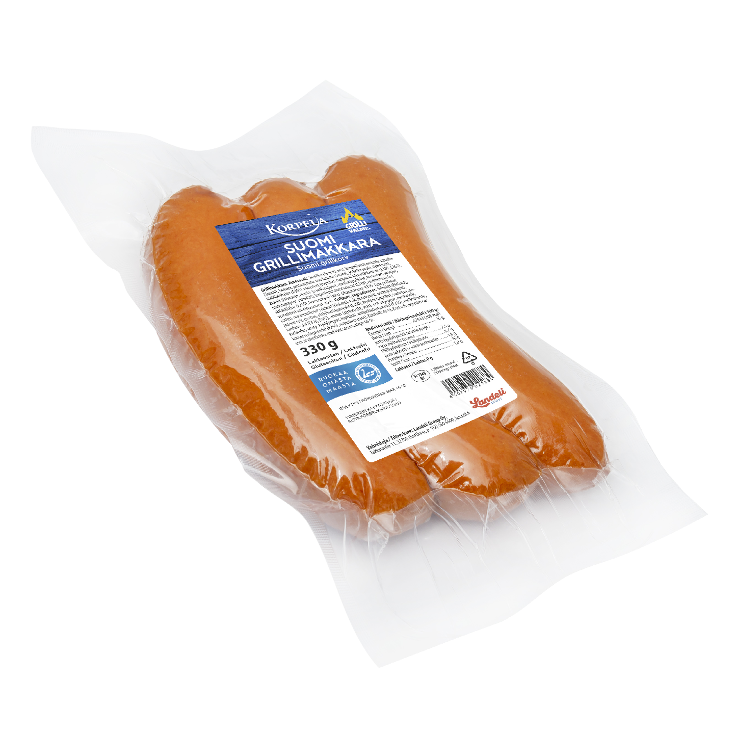 Korpela Suomi Grillimakkara 330g