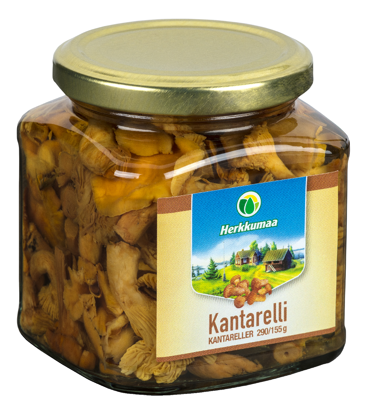 Herkkumaa Kantarelli 290g/155g