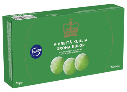 Fazer Vihreitä kuulia marmeladirasia 260g