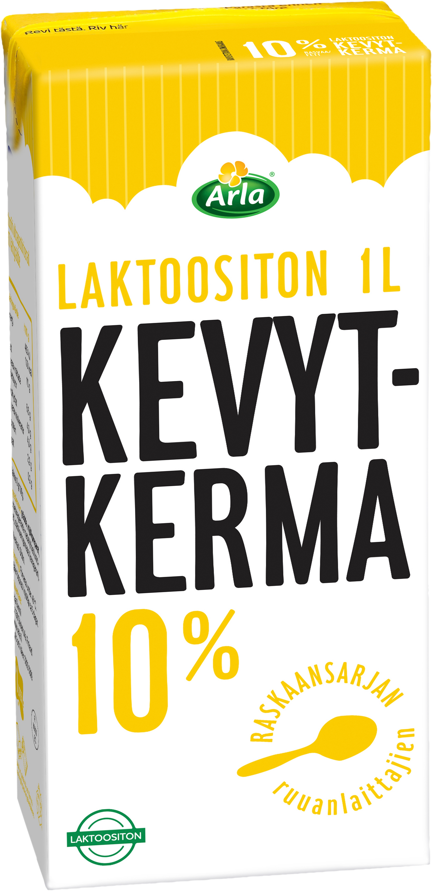 Arla Pro laktoositon kevytkerma 10% 1l UHT