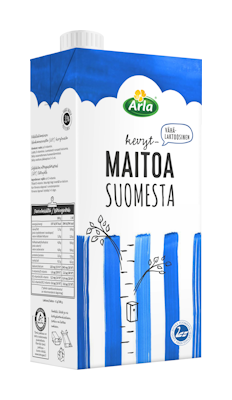 Arla 1l Suomesta vähälaktoosinen UHT kevytmaito