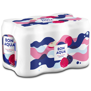 Bonaqua Juicy Villit Vatukat 0,33l 6-pack DOLLY