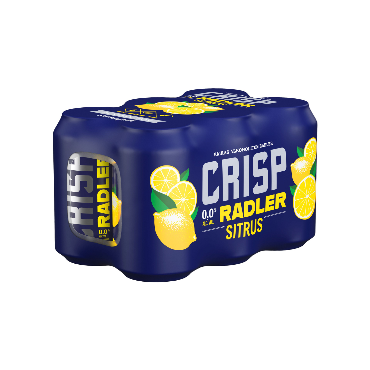 Crisp Radler Sitrus alkoholiton olut 0% 0,33l 6-pack
