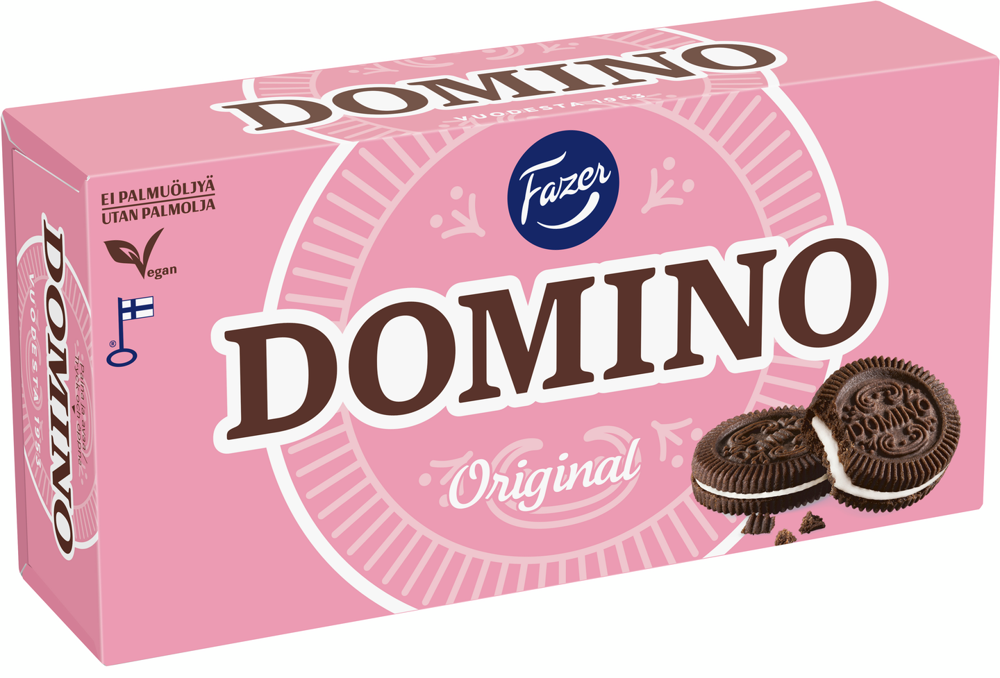 Fazer Domino Original vaniljanmakuinen täytekeksi 350g