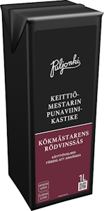 Puljonki Keittiömestarin Punaviinikastike, valmiskastike 1l