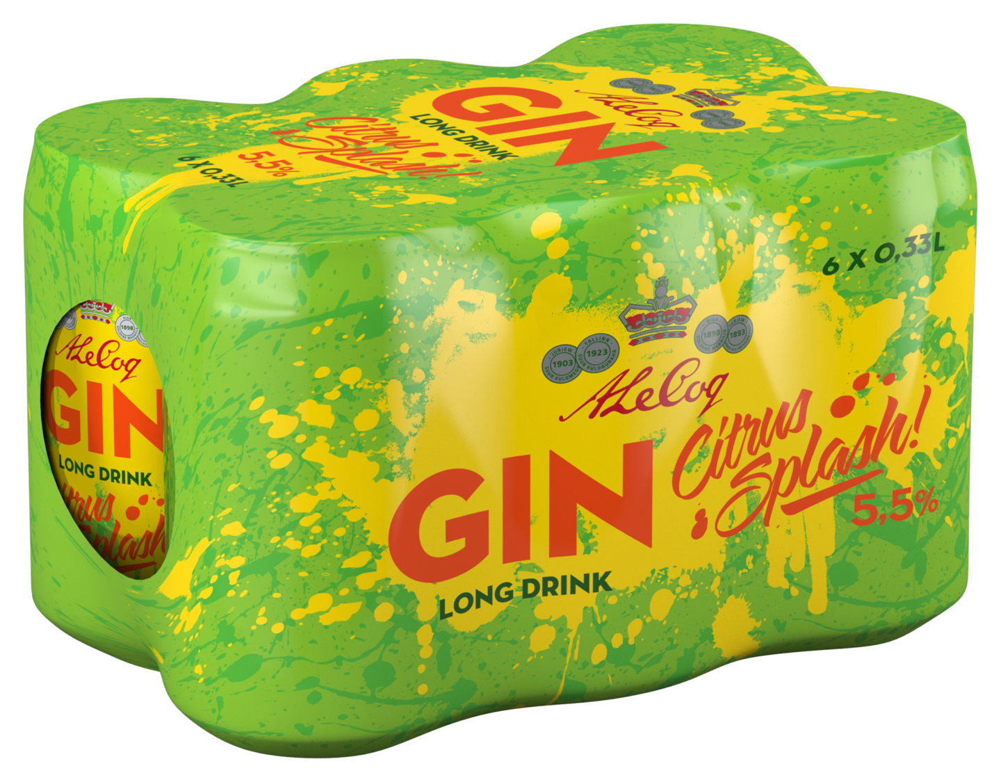 A. Le Coq GIN Citrus Splash Long Drink 5,5% 0,33l 6-pack — HoReCa-tukku ...