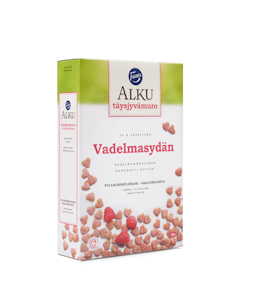 Fazer Alku täysjyvämuro vadelmasydän 375 g