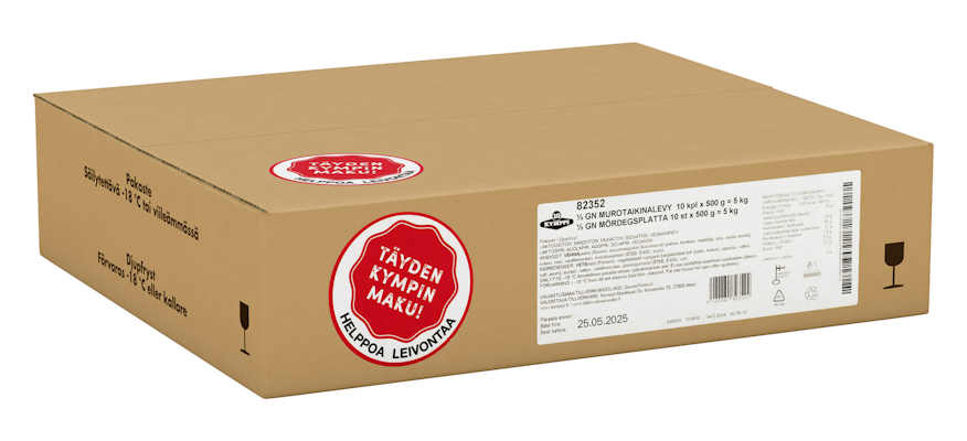 Kymppi ½GN murotaikinalevy 10x500g pakaste