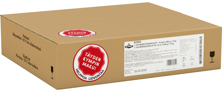 Kymppi ½GN murotaikinalevy 10x500g pakaste