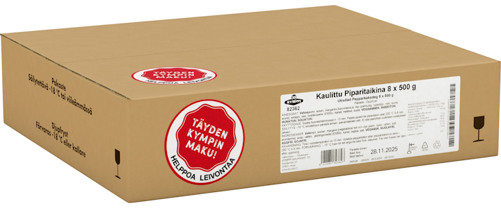 Kymppi Kaulittu Piparitaikina 8x500g vegaaninen