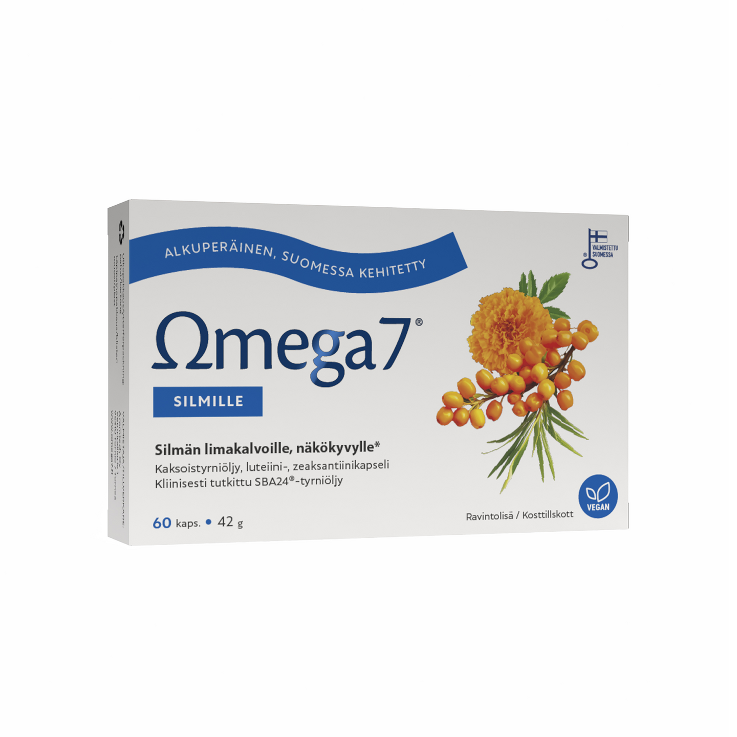 Omega7 SBA24® + Luteiini Silmille 60 kaps