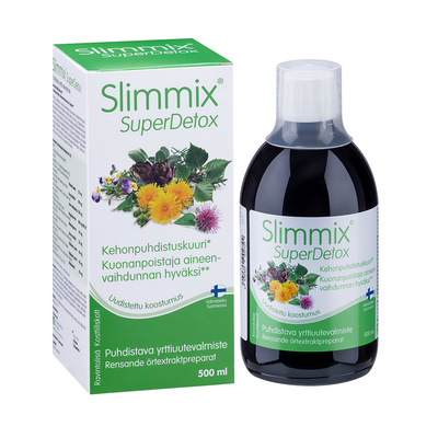 Slimmix Super Detox Puhdistava yrttiuutevalmiste 500 ml