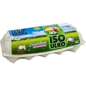 Laitilan Kanatarhan ulkomuna L10 680g kontti