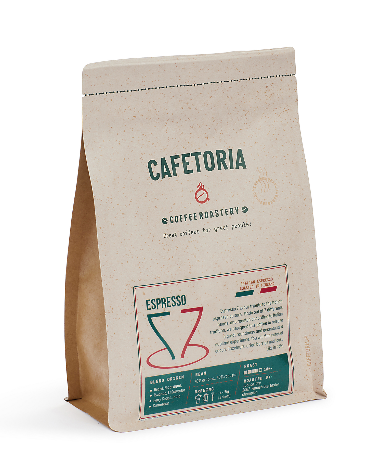 Espresso 7 tumma 250 g kahvipapu