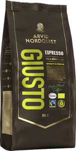 Arvid Nordquist papukahvi 500g Giusto Espresso luomu