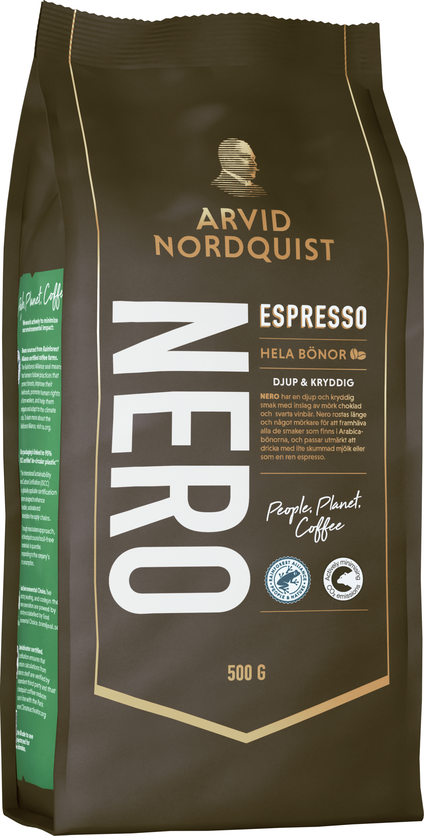 Classic papukahvi Nero espresso 500 g