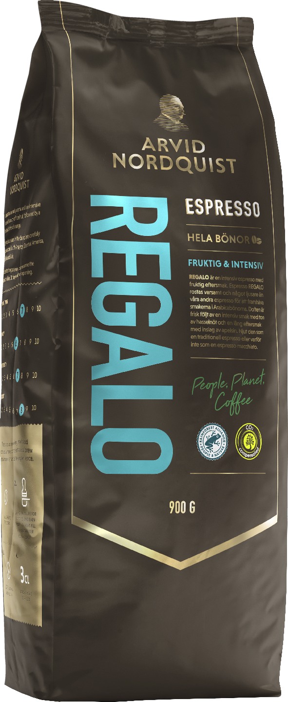 Arvid Nordquist espresso 900g Regalo pavut RFA
