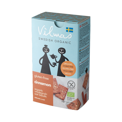 Vilmas kanelikeksi 90g gluteeniton luomu
