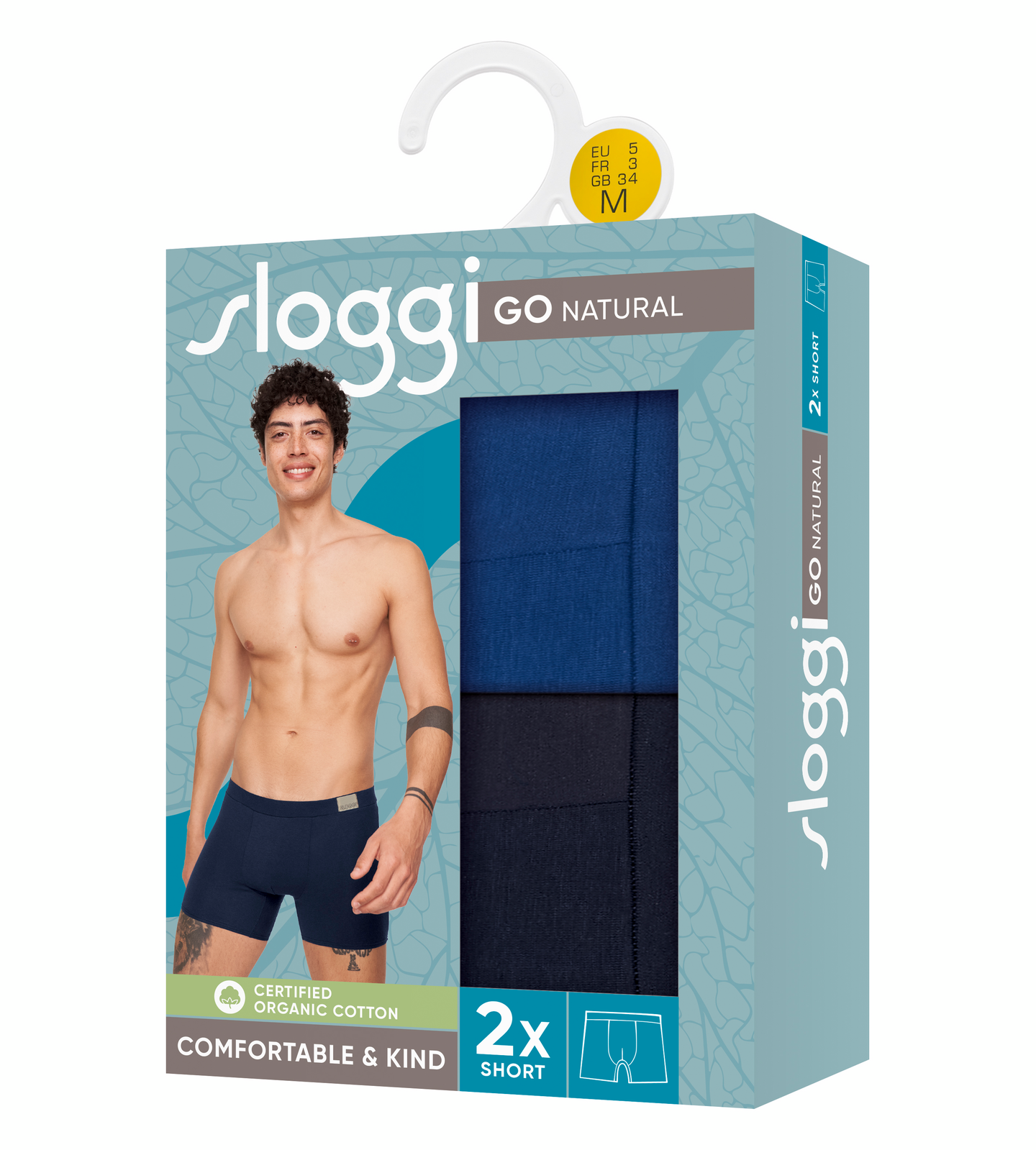 Sloggi men GO ABC Natural H bokserit 2kpl/pkt