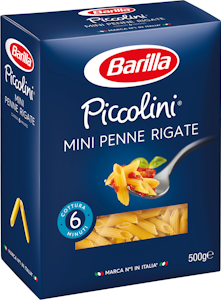 Barilla Piccolini Mini Penne rigate pasta 500 g