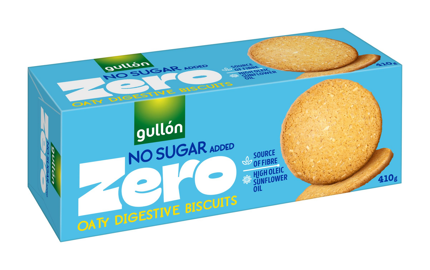 Gullón Oaty Biscuits No Sugar Added 410g