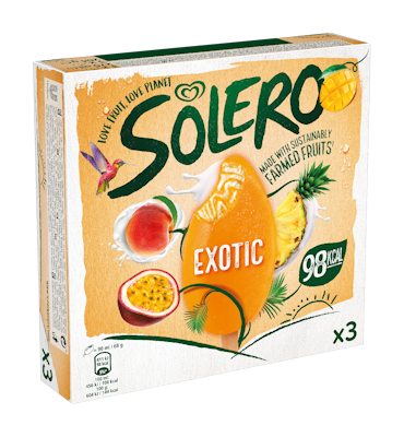 Solero 3x90ml Exotic monipakkaus