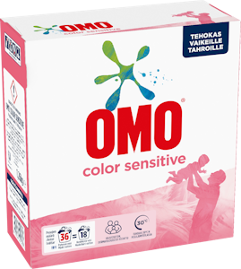 Omo pyykinpesujauhe 1,26kg Sensitive Color