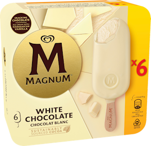 Magnum White Chocolate 6kpl mpk 660ml/ 4