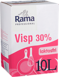 Rama Professional Kuohu Laktoositon vispautuva maitopohjainen kasviöljysekoite 30% 10l