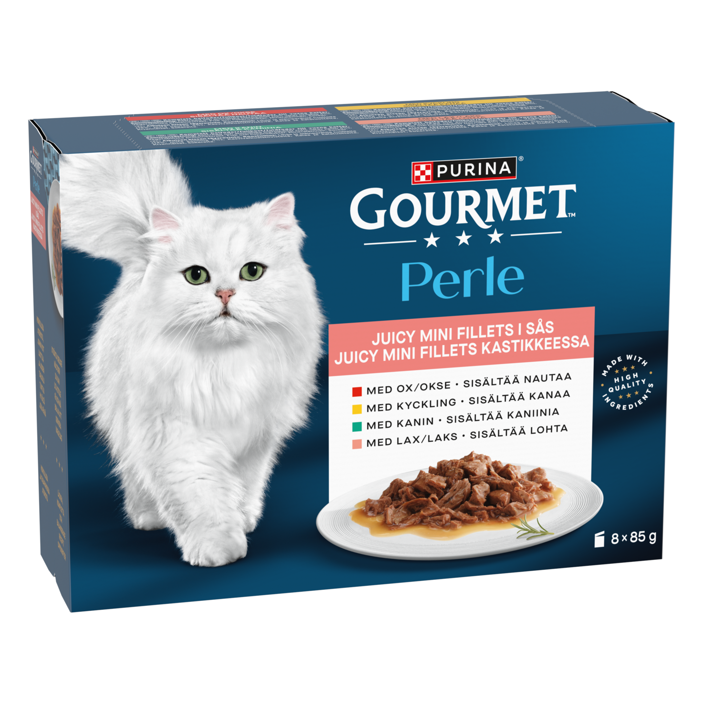 Gourmet Perle Mini Fillets kastikkeessa 8x85g kissanruoka