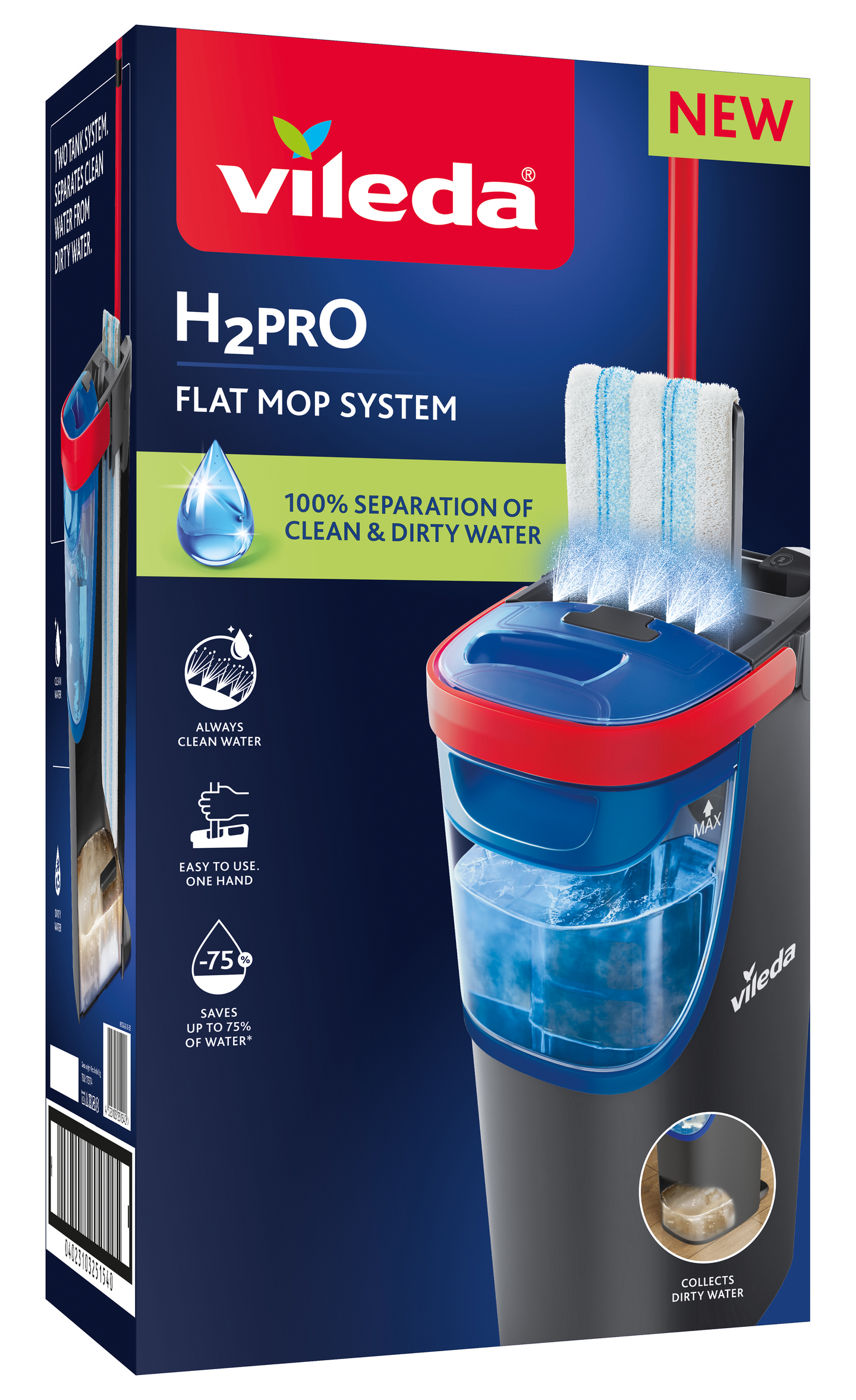 Vileda H2Pro levymoppisetti
