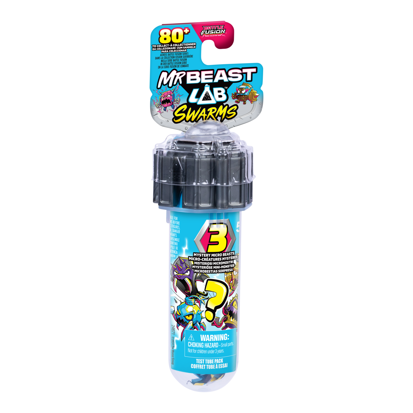 MrBeast Swarms Battle Fusion hahmo 3 kpl