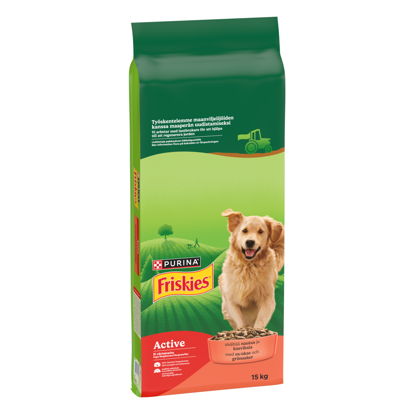 Friskies Adult Nautaa 15kg koiranruoka