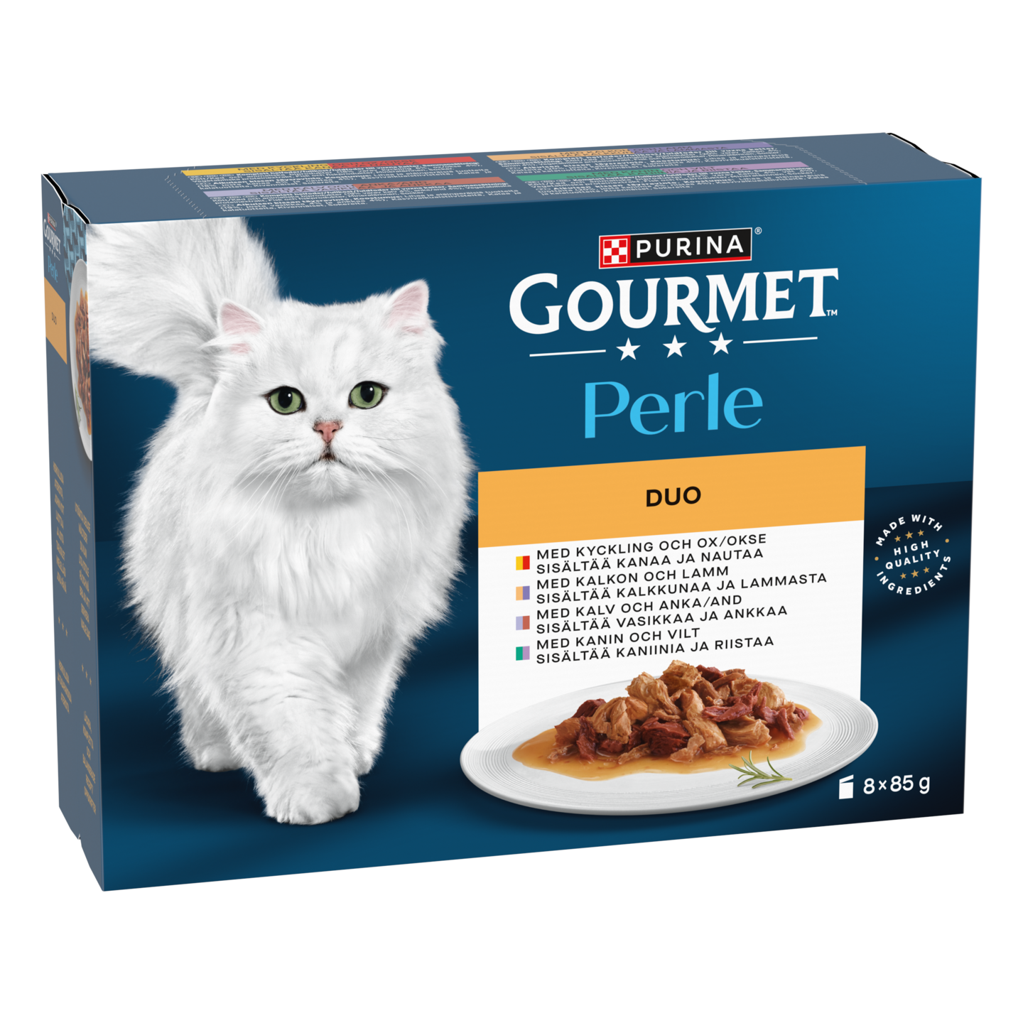 Gourmet Perle Delicate Meats Duo lajitelma 8x85g kissanruoka