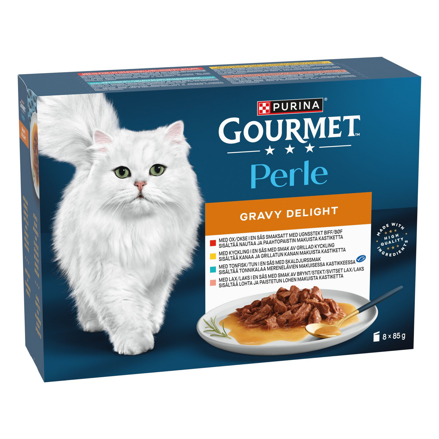 Gourmet Perle Gravy Delight lajitelma 8x85g