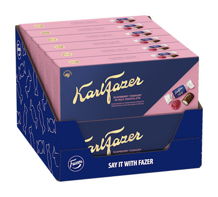 Karl Fazer Vadelmajogurtti suklaakonvehti 270g