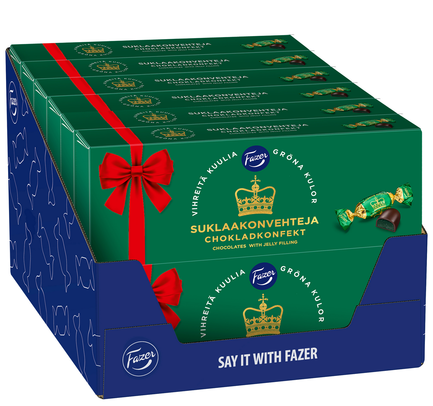 Fazer Vihreitä kuulia tumma suklaakonvehti 295g