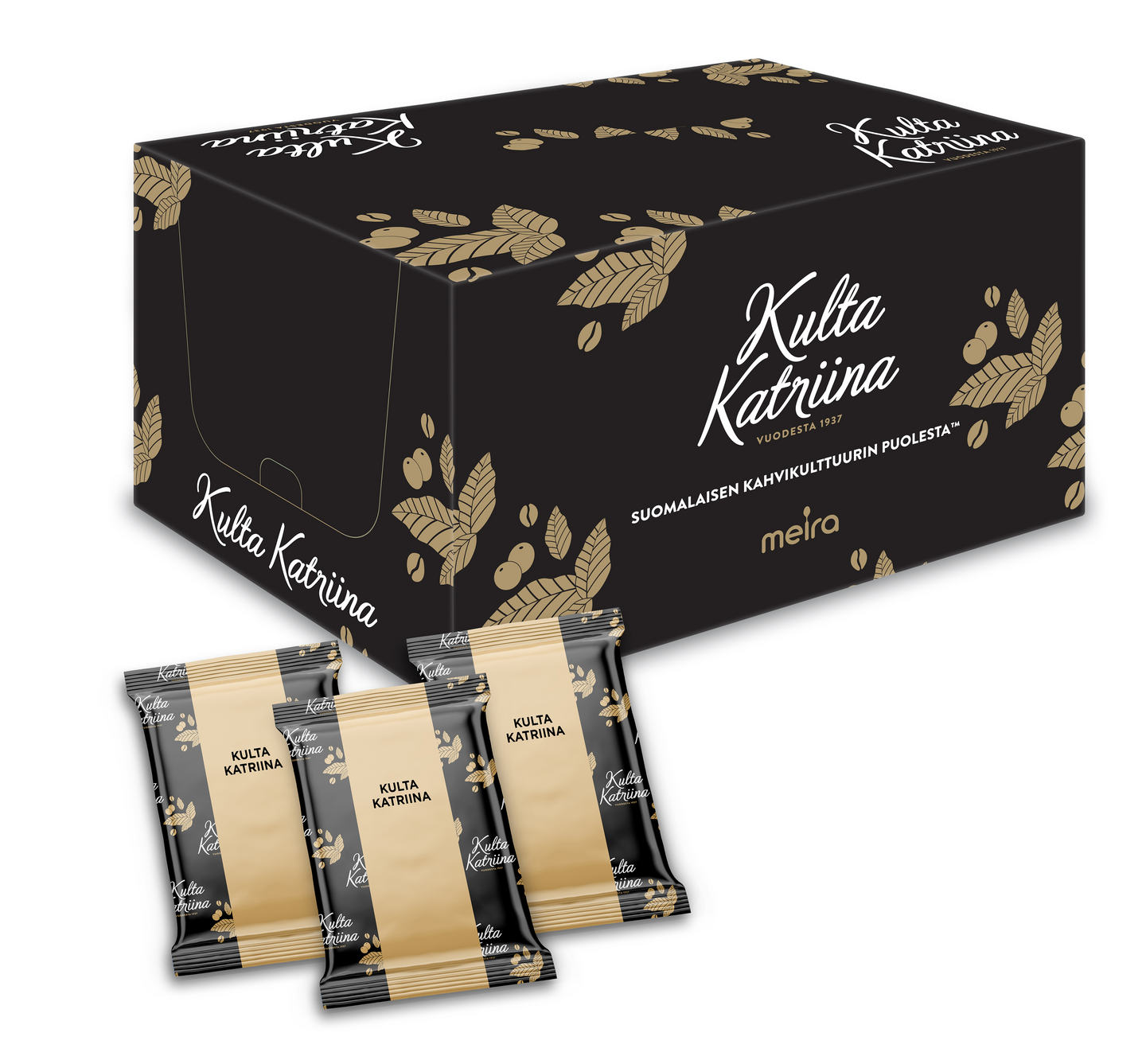 Kulta Katriina Perinteinen hieno jauhatus kahvi RFA 50x80g