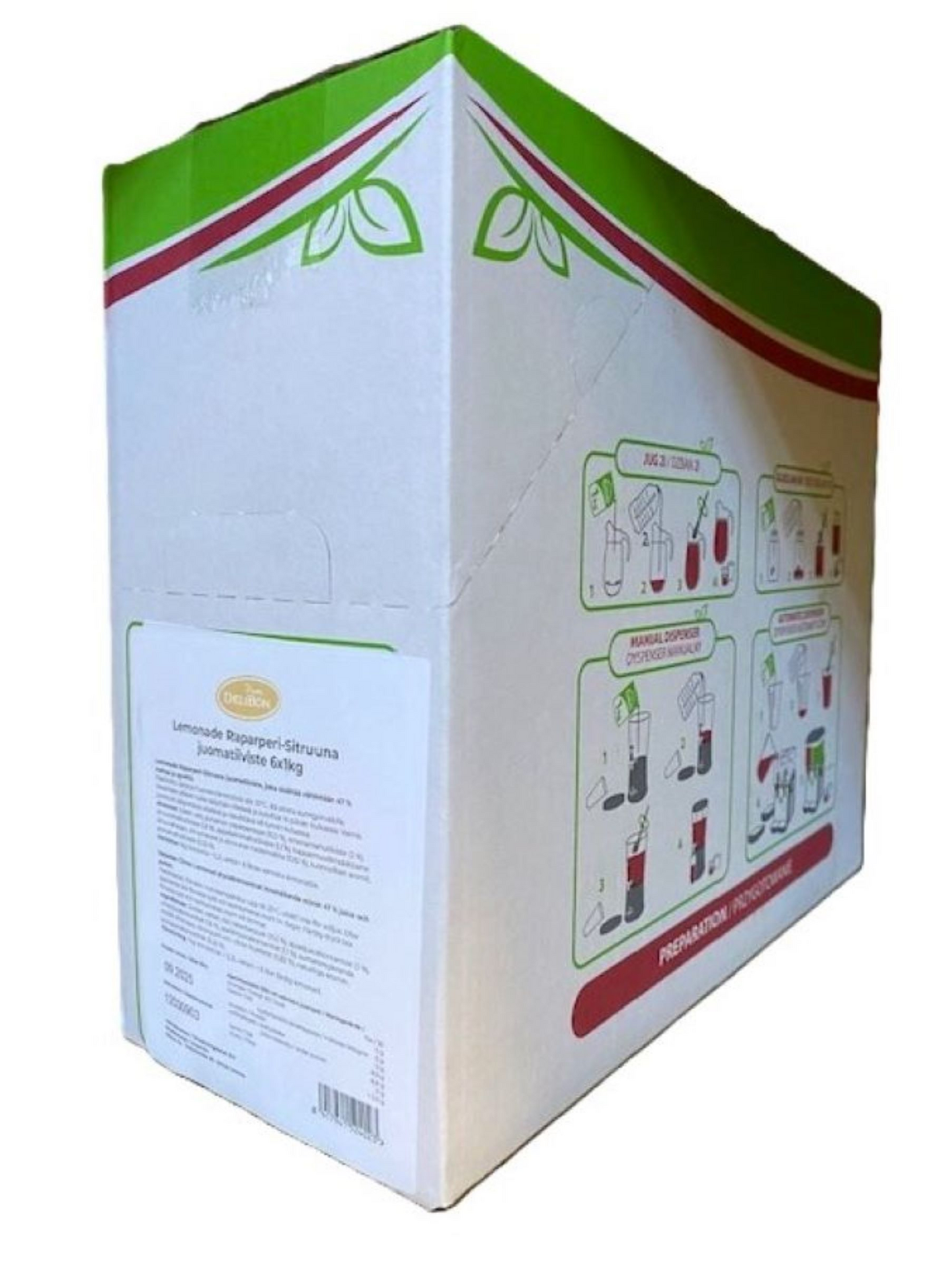 Pure Lemonade raparperi-sitruuna juomatiiviste 6x1kg