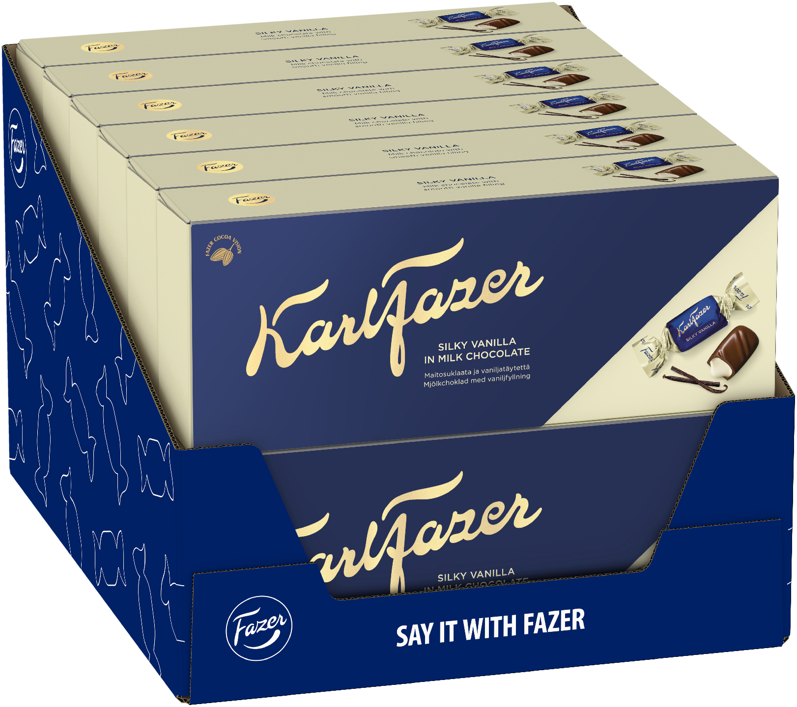 Karl Fazer Silky Vanilla konvehti 250g