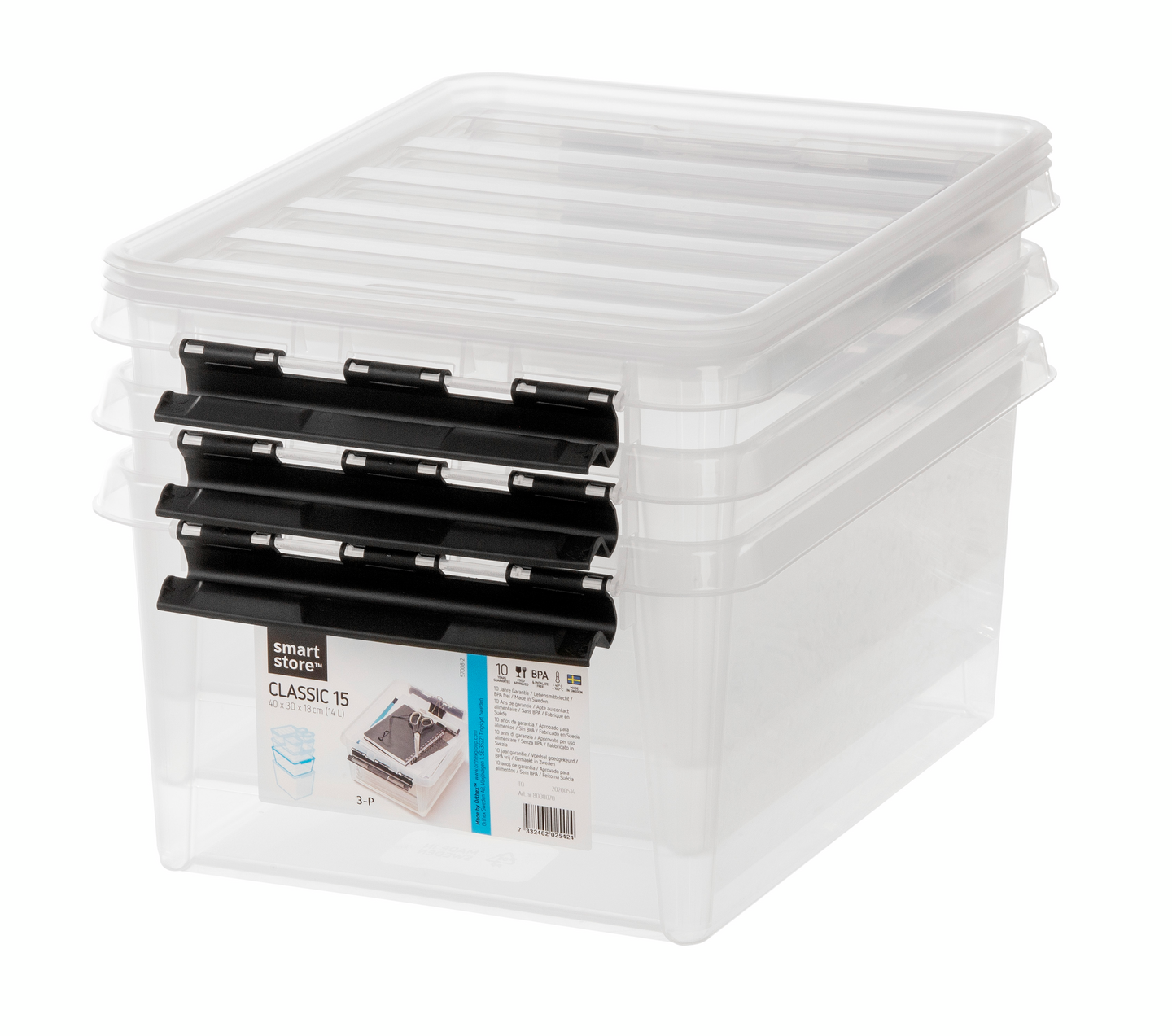 SmartStore Classic 15 säilytyslaatikko 3 kpl