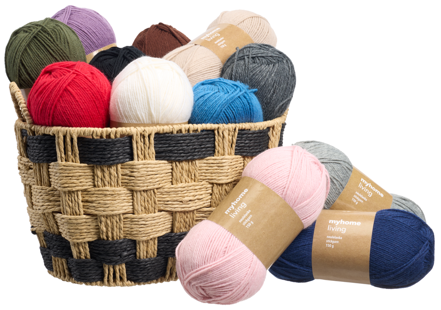 myhome neulelanka 150g 217 musta