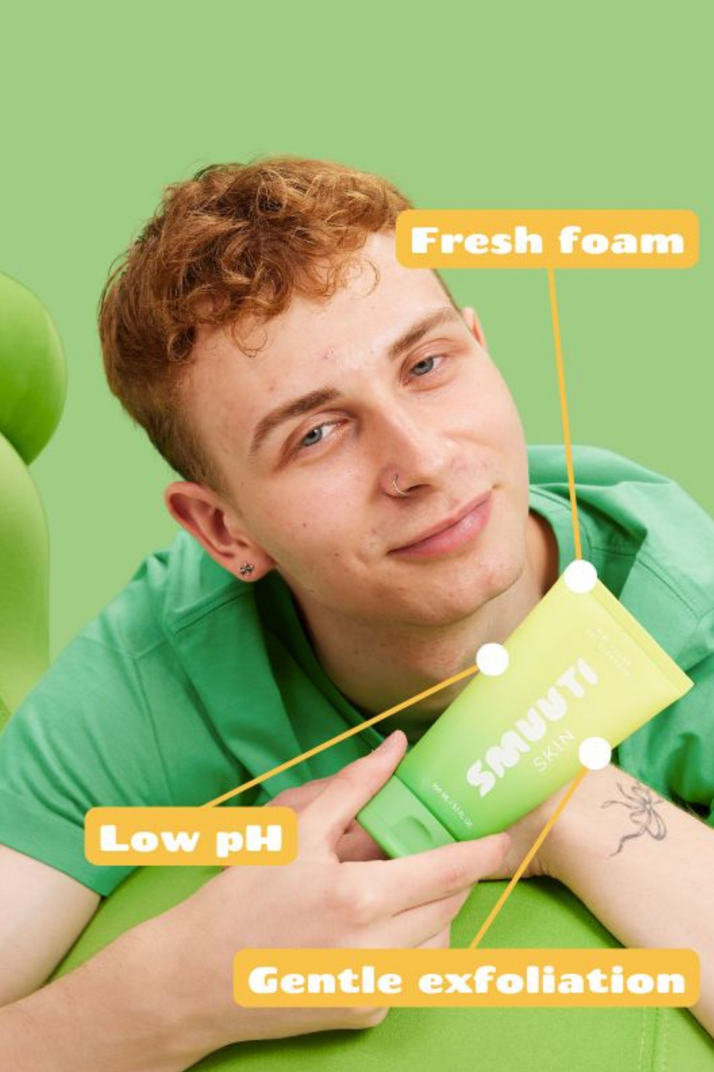 Smuuti Skin puhdistusgeeli 150ml Kiwi Clear