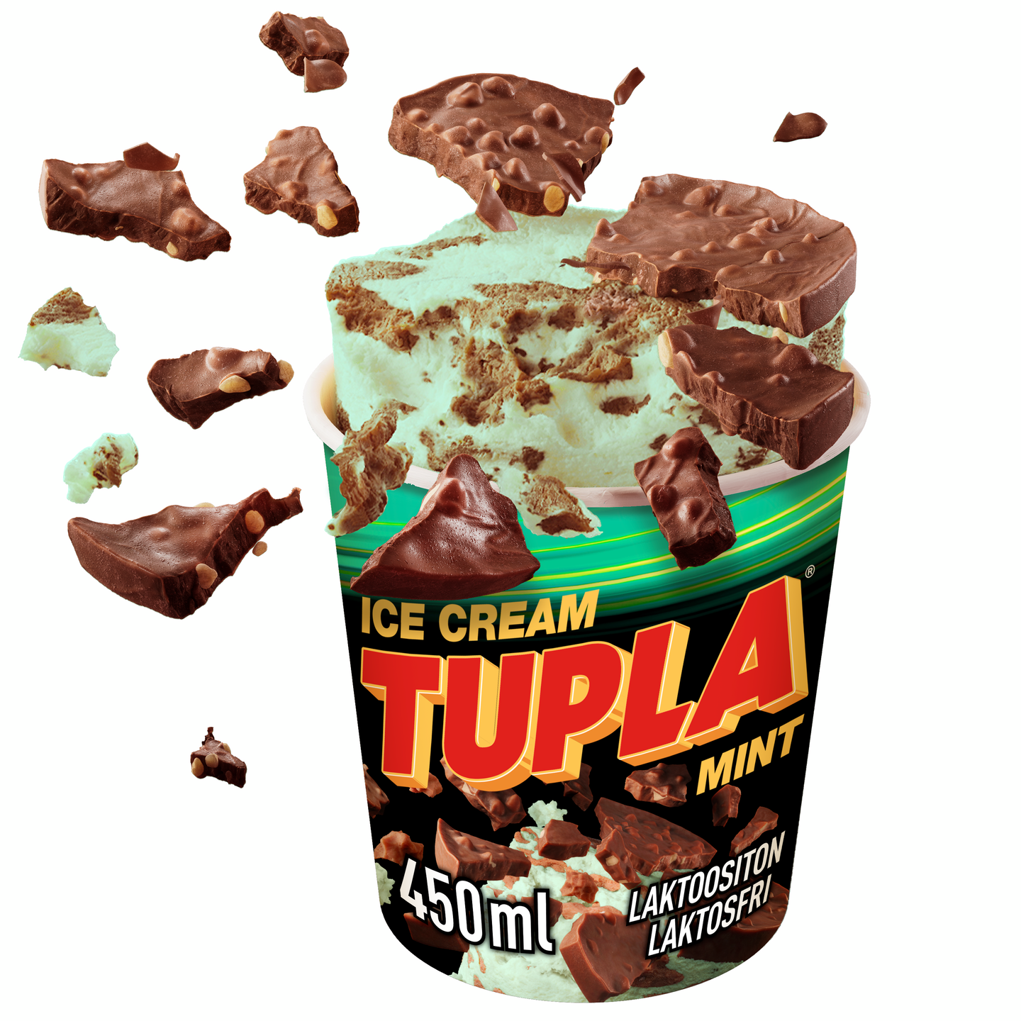 Tupla laktoositon minttu jäätelö 450ml/305g