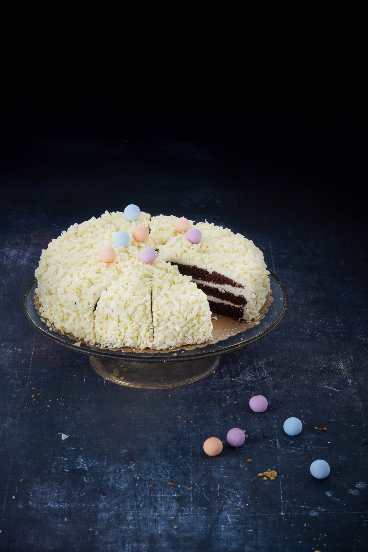 Reuter & Stolt Valkosuklaakakku 12 palaa/1250g kypsäpakaste