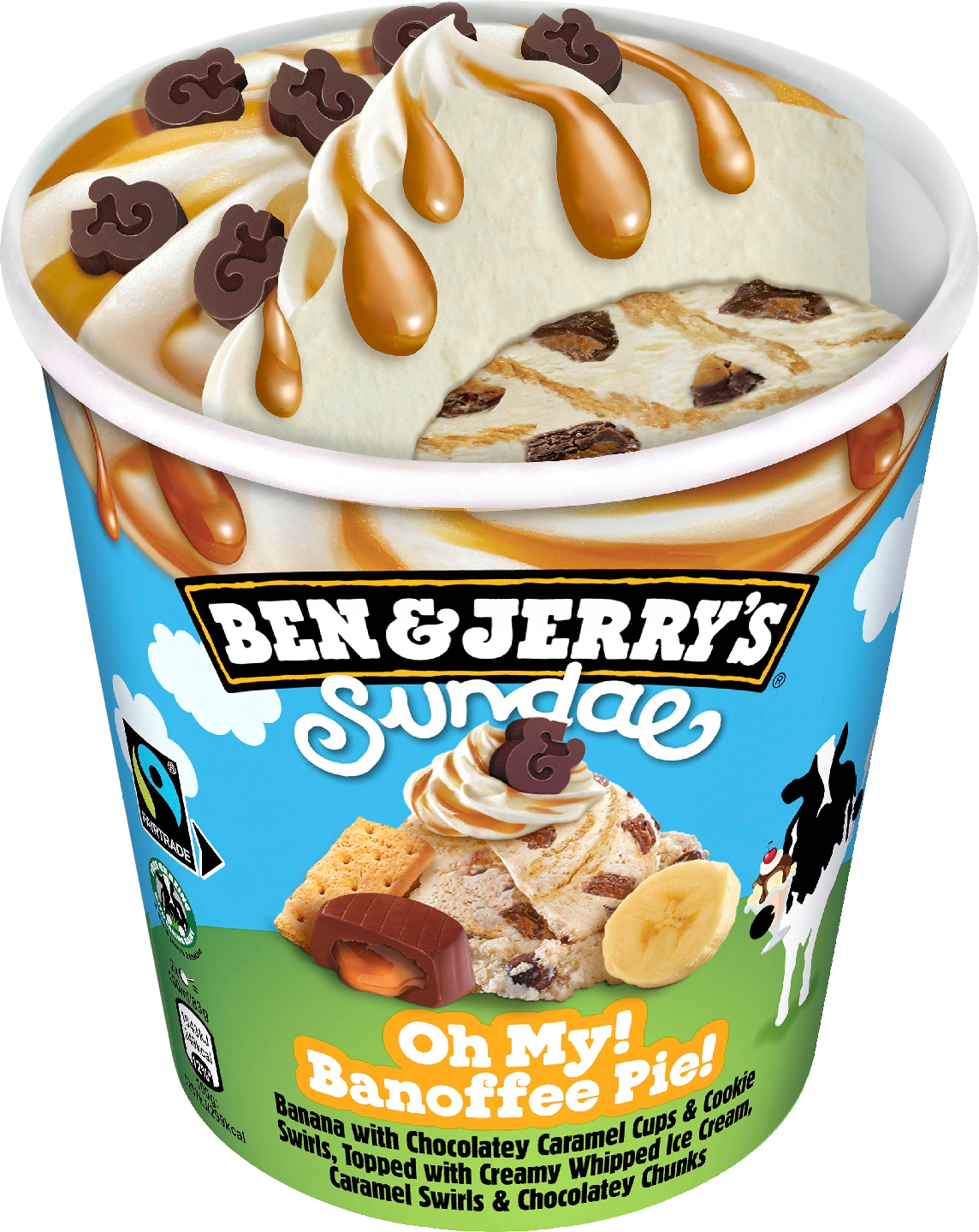 Ben & Jerry's jäätelö 427ml/353g Oh my! Banoffee Pie!