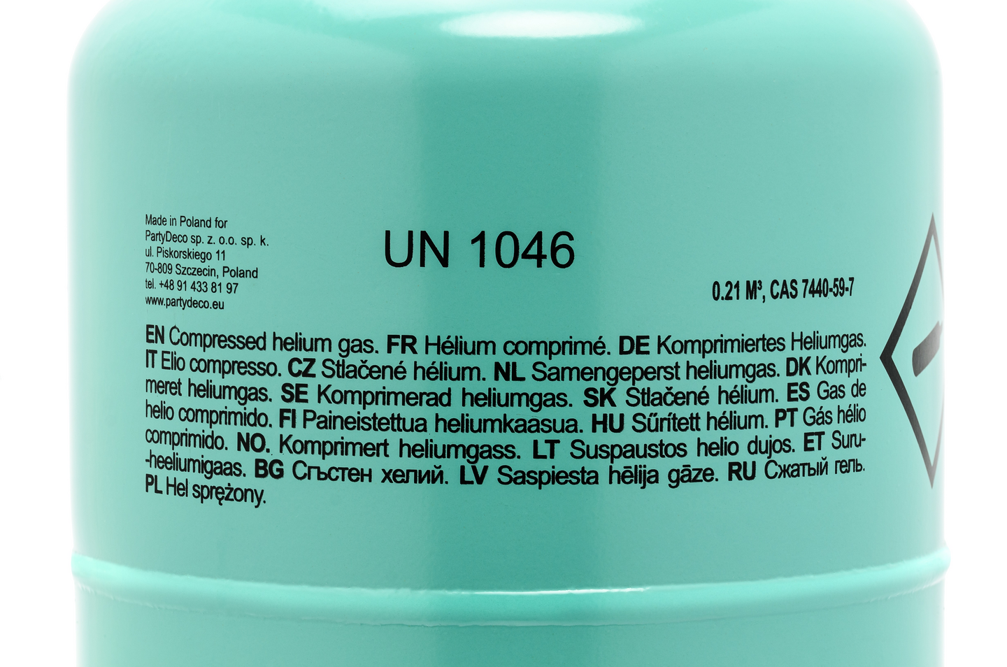 Helium kotipakkaus ilmapallojen täyttöön