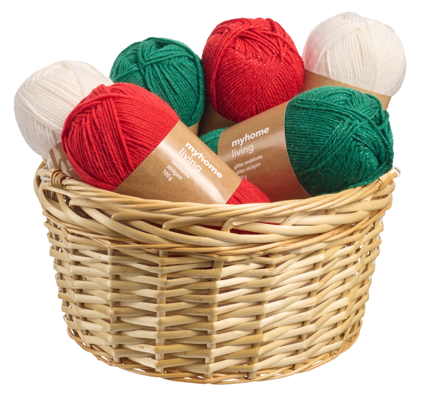 myhome neulelanka 100g 208 valkoinen