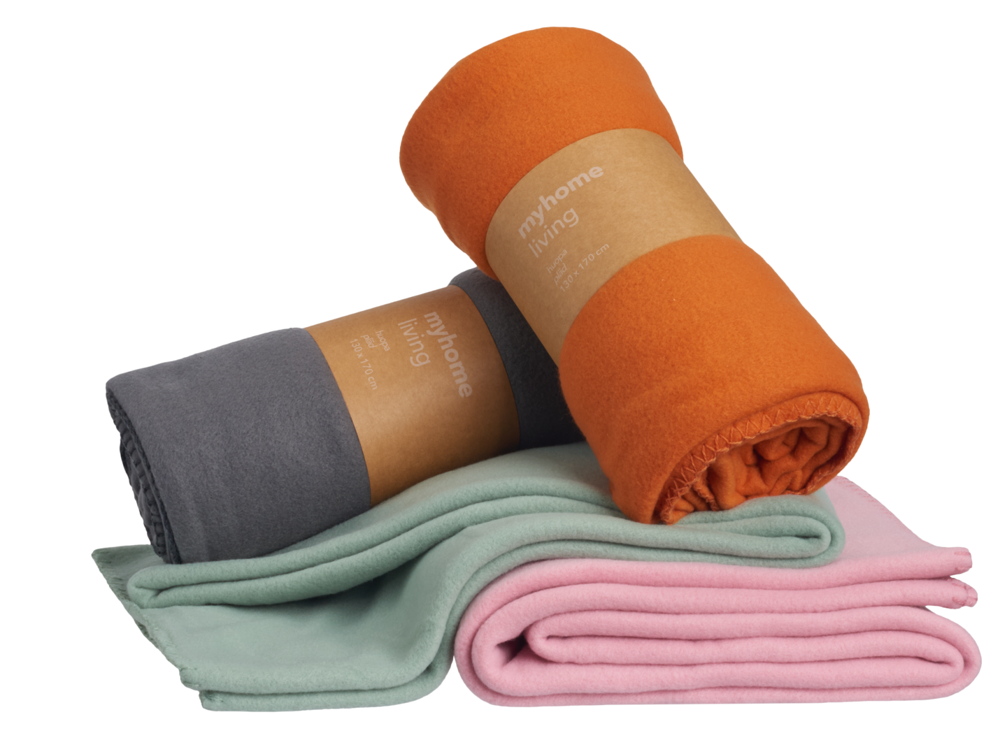 myhome Aino fleecehuopa 130x170 cm salvia