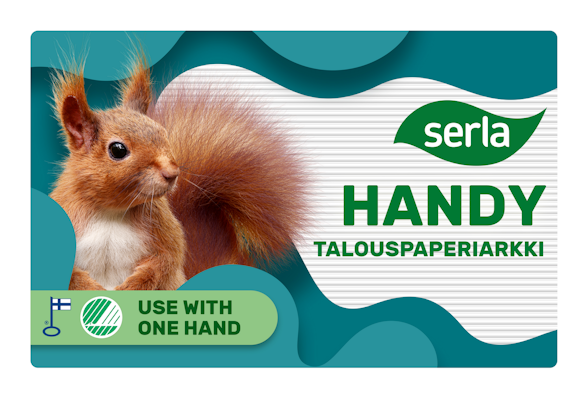 Serla Handy talouspaperiarkki 135kpl